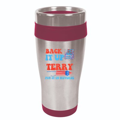 Funny 4th Of July Firework Meme Put It In Reverse Terry 16oz Travel Tumbler