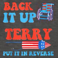 Funny 4th Of July Firework Meme Put It In Reverse Terry Vector Backpack