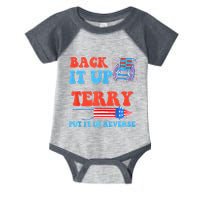 Funny 4th Of July Firework Meme Put It In Reverse Terry Infant Baby Jersey Bodysuit