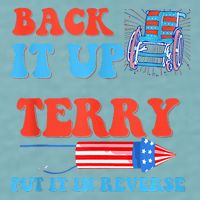 Funny 4th Of July Firework Meme Put It In Reverse Terry Sueded Cloud Jersey T-Shirt