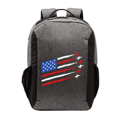 Funny 4th of July Fighter Jets USA American Flag Celebration Vector Backpack