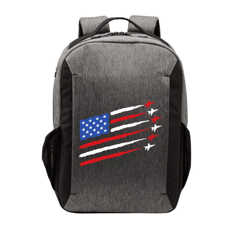 Funny 4th of July Fighter Jets USA American Flag Celebration Vector Backpack