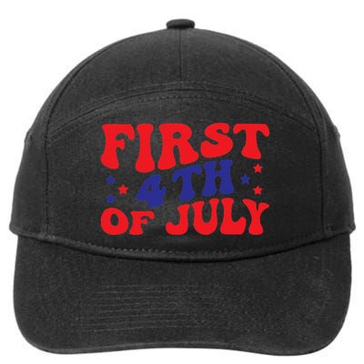 First 4th of July Gift Classic 7-Panel Snapback Hat