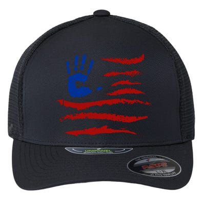 Firecrackers 4th Of July Usa America Flag Firework Funny Gift Flexfit Unipanel Trucker Cap