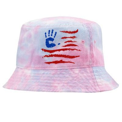 Firecrackers 4th Of July Usa America Flag Firework Funny Gift Tie-Dyed Bucket Hat