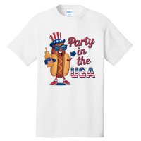 Funny 4th Of July Hot Dog Party In The Usa Tall T-Shirt