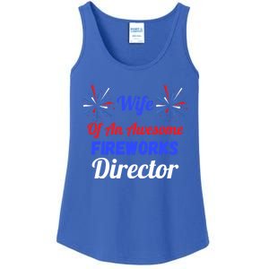 Funny 4th Of July Wife Of An Awesome Fireworks Director Cool Gift Ladies Essential Tank