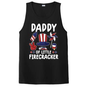 Father 4th Of July Gift Daddy Of Little Firecracker Gift PosiCharge Competitor Tank