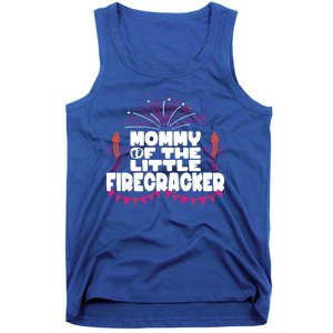 Firework 4th Of July Mommy Of The Little Firecracker Gift Tank Top