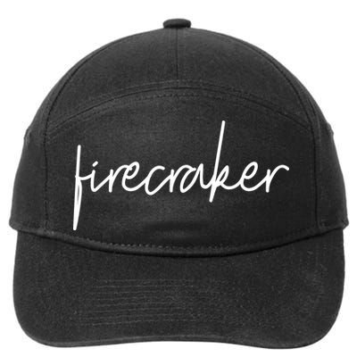Firecracker 4th Of July 7-Panel Snapback Hat