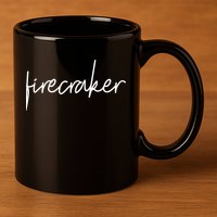 Firecracker 4th Of July 11oz C Handle Ceramic Mug