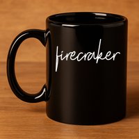 Firecracker 4th Of July 11oz C Handle Ceramic Mug