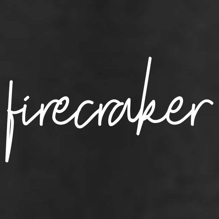 Firecracker 4th Of July Crop Fleece Hoodie