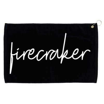 Firecracker 4th Of July Grommeted Golf Towel