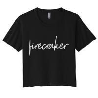 Firecracker 4th Of July Crop Top
