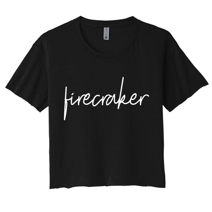 Firecracker 4th Of July Crop Top