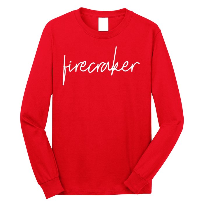 Firecracker 4th Of July Long Sleeve Shirt