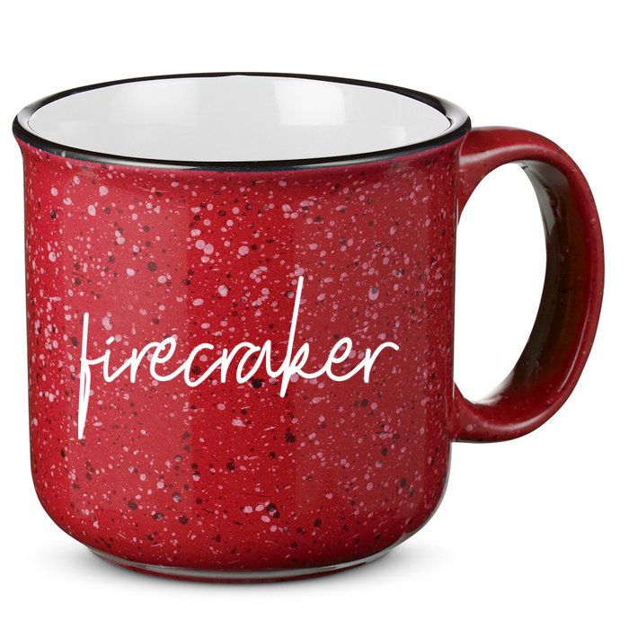 Firecracker 4th Of July 15oz Campfire Ceramic Mug