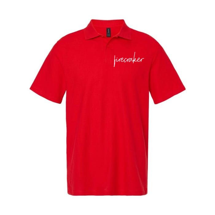 Firecracker 4th Of July Softstyle Adult Sport Polo