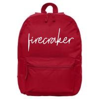 Firecracker 4th Of July 16 in Basic Backpack