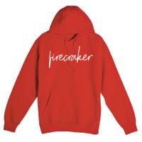 Firecracker 4th Of July Premium Pullover Hoodie