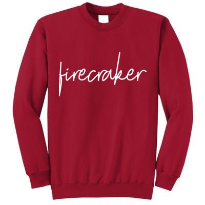 Firecracker 4th Of July Tall Sweatshirt