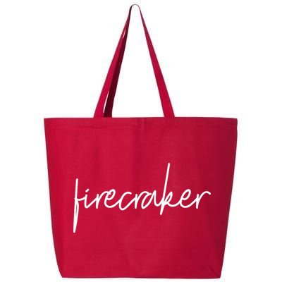 Firecracker 4th Of July 25L Jumbo Tote