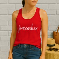Firecracker 4th Of July Womens Tank Top