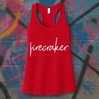 Firecracker 4th Of July Womens Tank Top