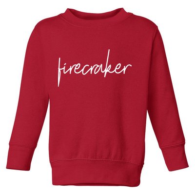 Firecracker 4th Of July Toddler Sweatshirt