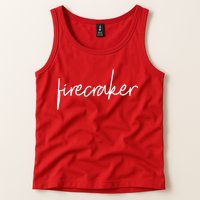 Firecracker 4th Of July Tank Top