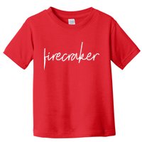 Firecracker 4th Of July Toddler T-Shirt