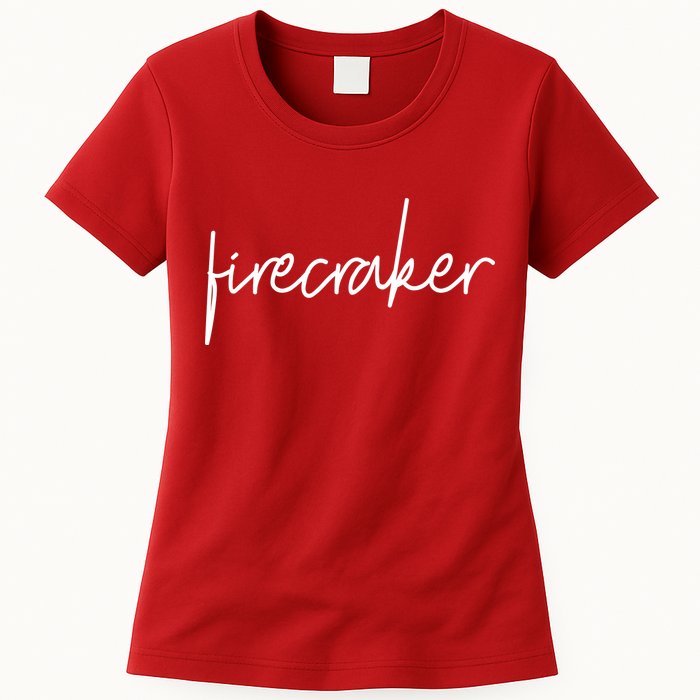 Firecracker 4th Of July Womens T-Shirt