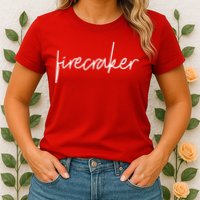 Firecracker 4th Of July Womens T-Shirt