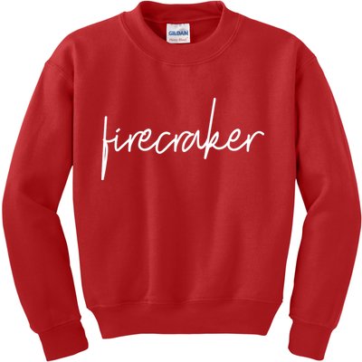 Firecracker 4th Of July Kids Sweatshirt