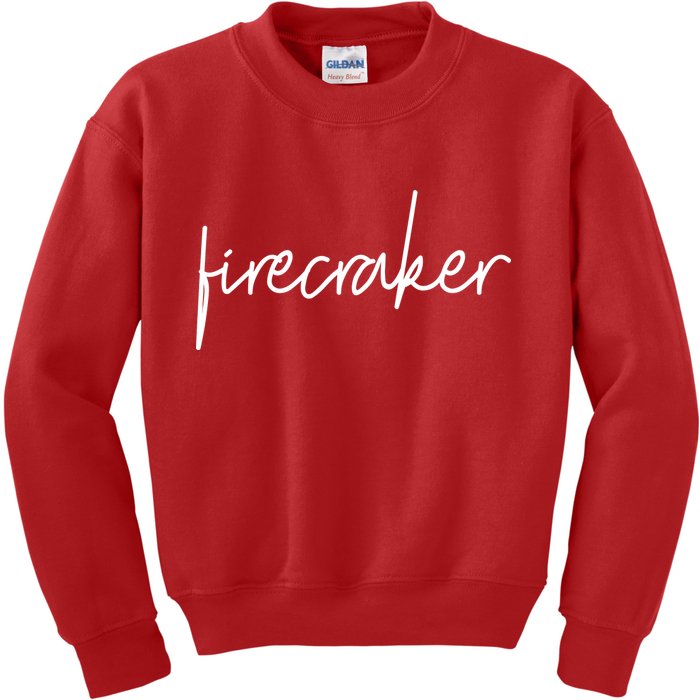 Firecracker 4th Of July Kids Sweatshirt