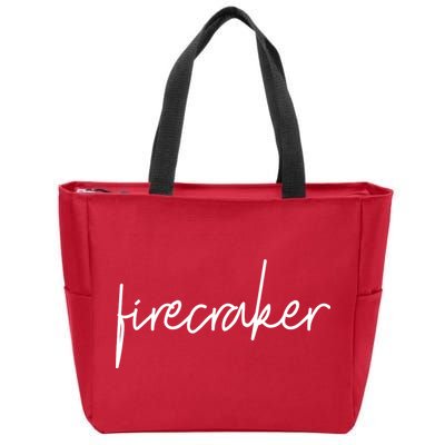 Firecracker 4th Of July Zip Tote Bag