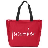 Firecracker 4th Of July Zip Tote Bag