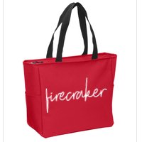 Firecracker 4th Of July Zip Tote Bag