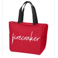 Firecracker 4th Of July Zip Tote Bag