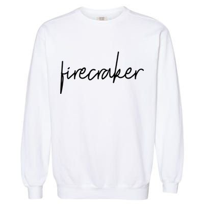 Firecracker 4th Of July Garment-Dyed Sweatshirt