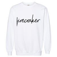 Firecracker 4th Of July Garment-Dyed Sweatshirt