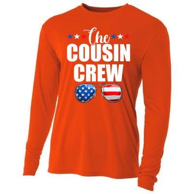 Family 4th Of July Matching Cousin Crew Cooling Performance Long Sleeve Crew