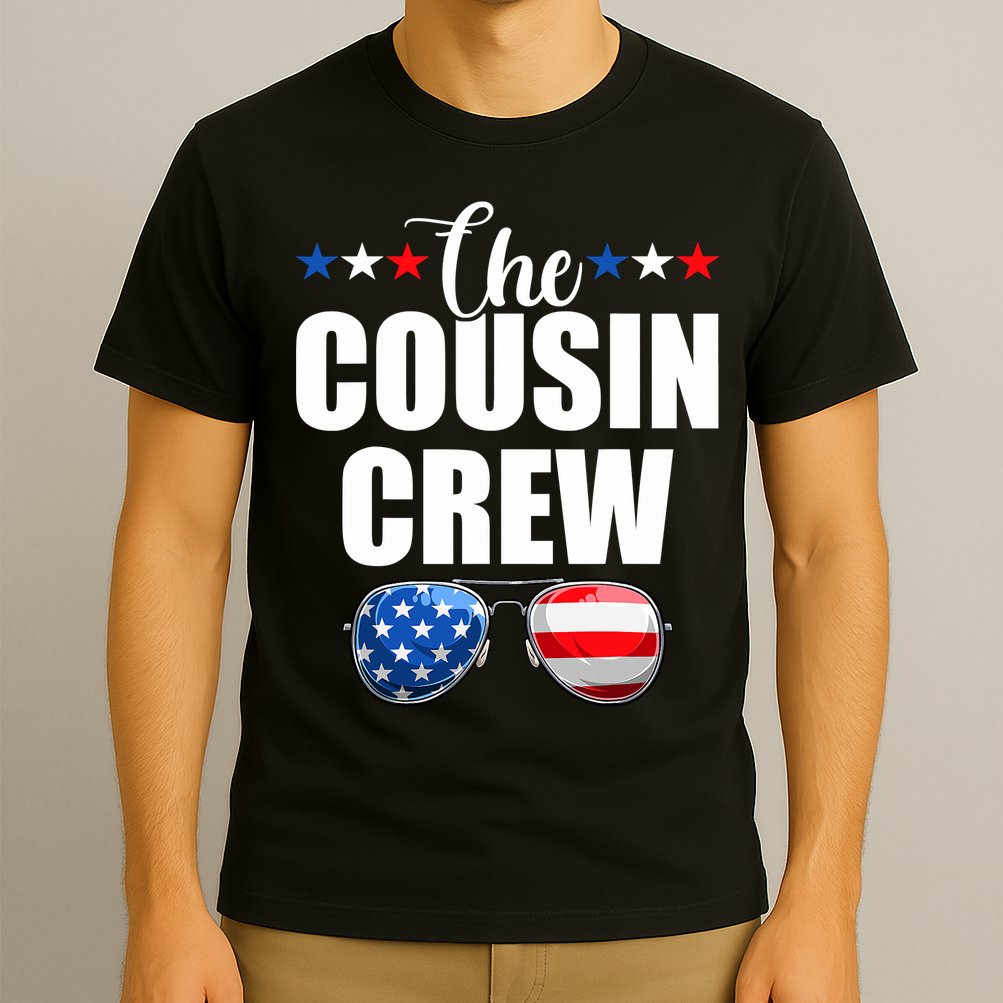 Family 4th Of July Matching Cousin Crew T-Shirt