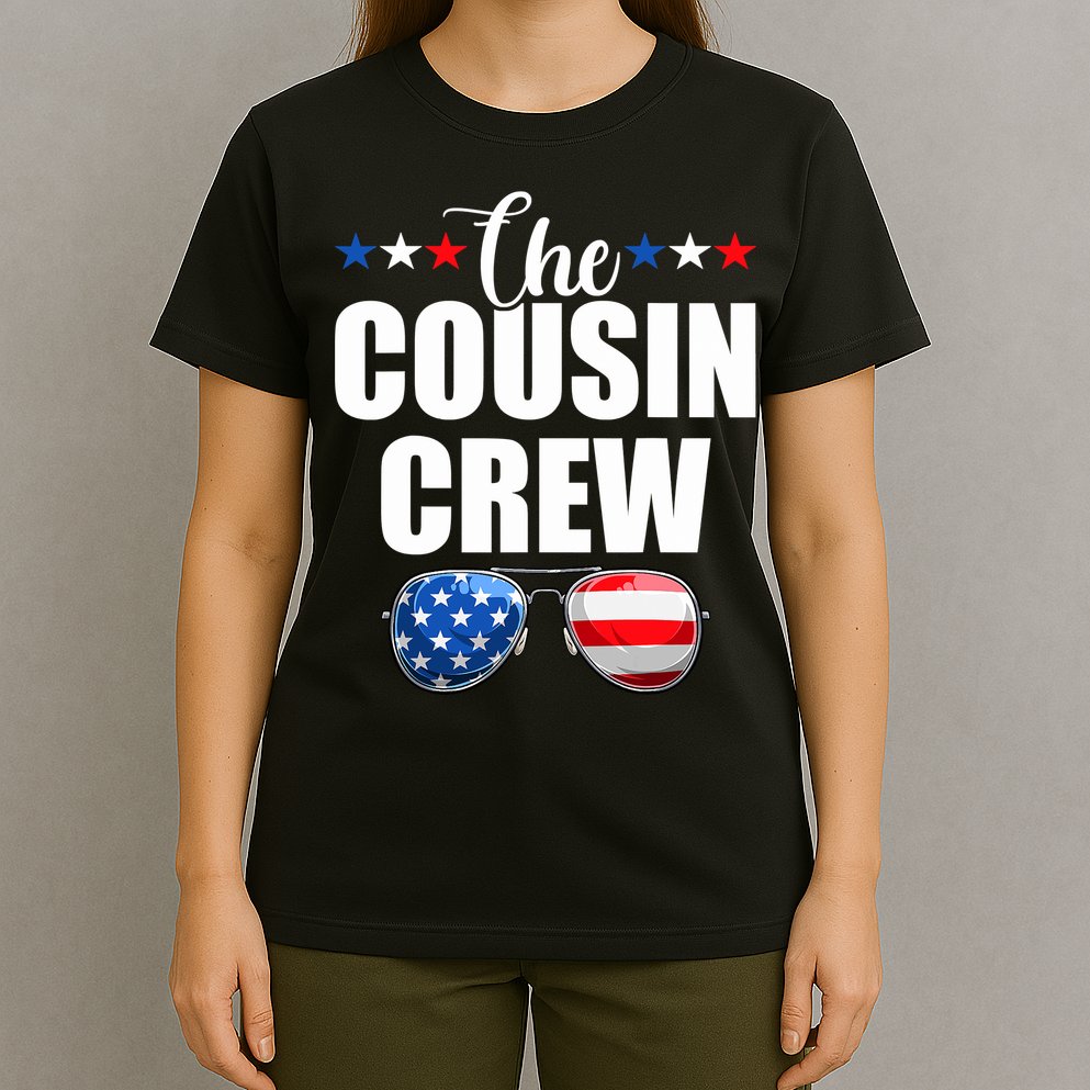 Family 4th Of July Matching Cousin Crew T-Shirt