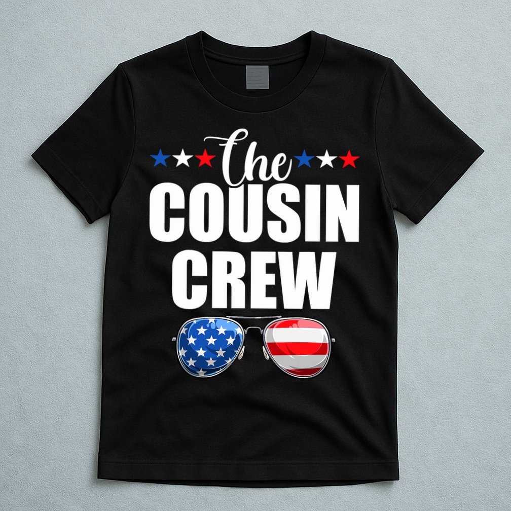 Family 4th Of July Matching Cousin Crew T-Shirt