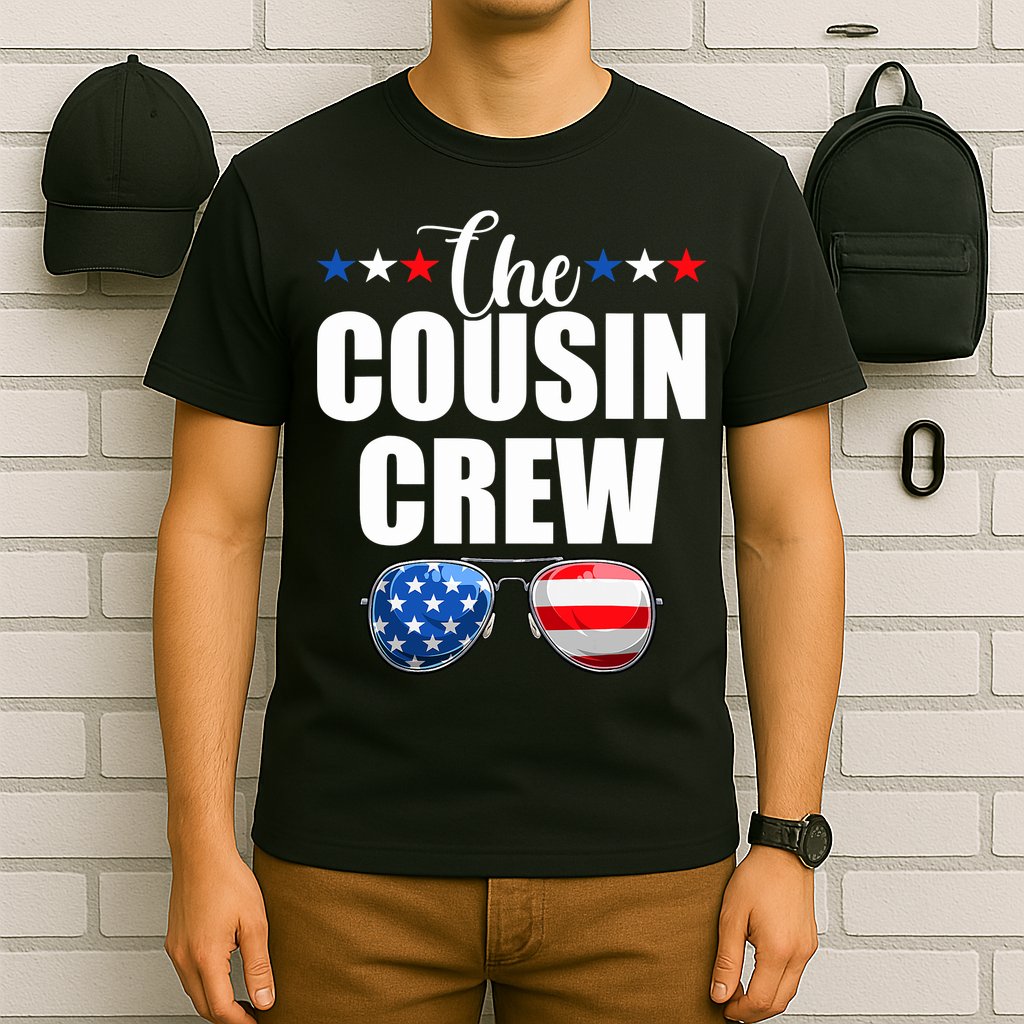 Family 4th Of July Matching Cousin Crew T-Shirt