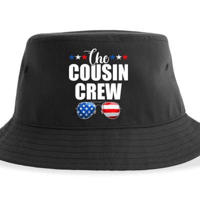 Family 4th Of July Matching Cousin Crew Sustainable Bucket Hat