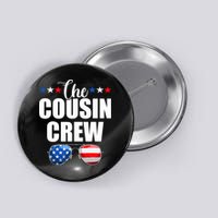 Family 4th Of July Matching Cousin Crew Button