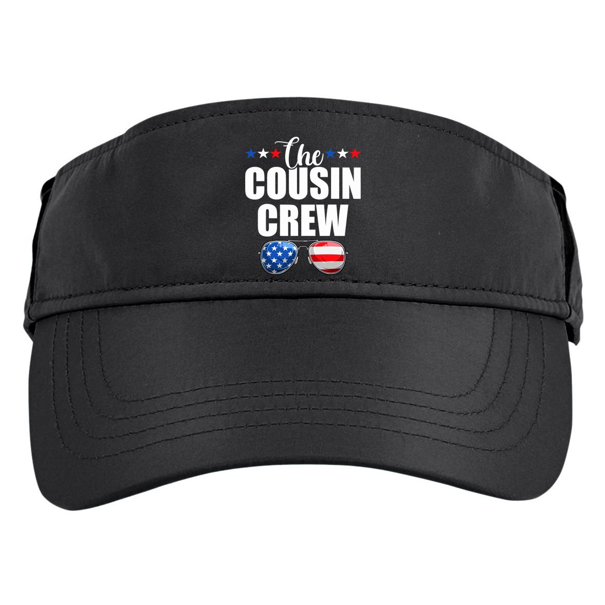 Family 4th Of July Matching Cousin Crew Adult Drive Performance Visor
